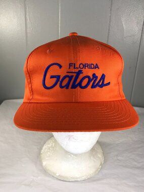 Vintage Florida Gators Hat Cap Snapback Mens Twill Script Sports Specialties 90s